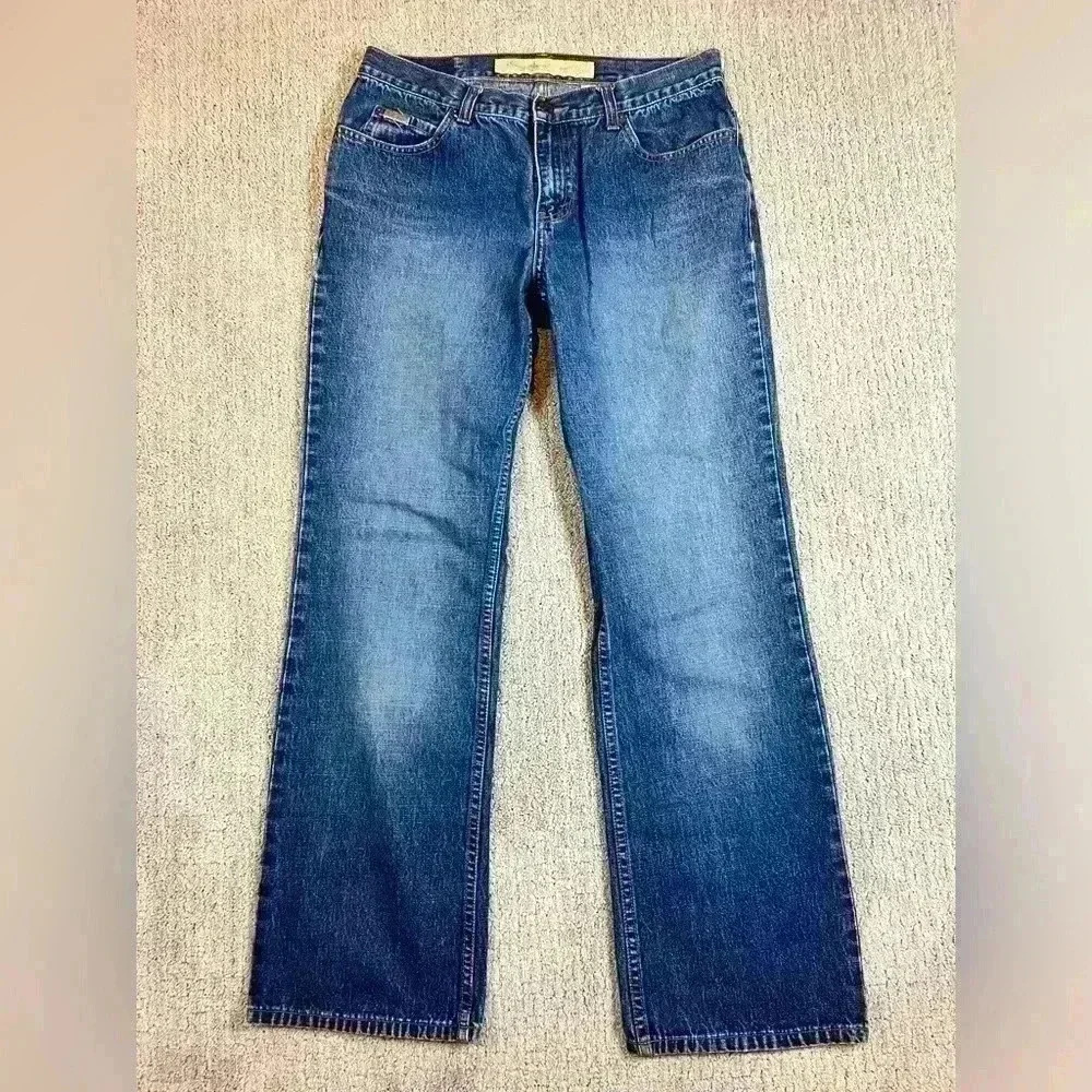 Eddie Bauer VTG Women’s boot cut mid rise jeans denim size 10 100% cotton 90’s